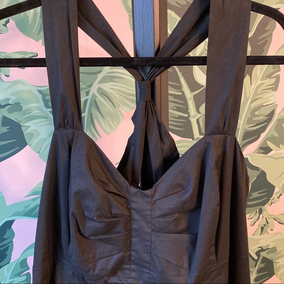 Lane Bryant 20 Black Halter Vintage Style Dress - Picture 2 of 11